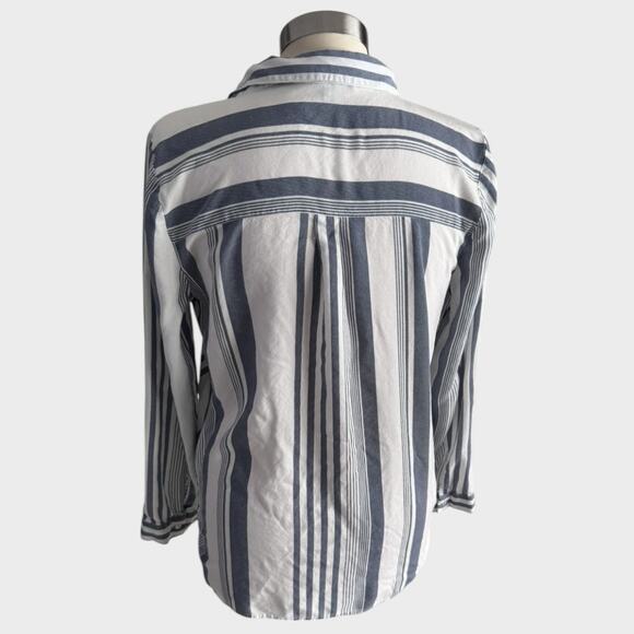 Lulus Medium Wrap Striped Top Surplice Neckline - Picture 9 of 10
